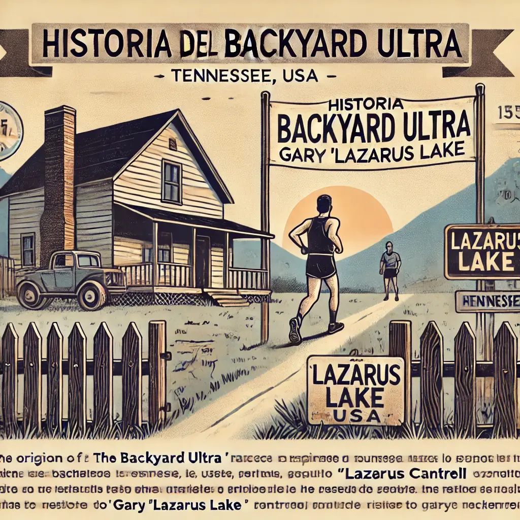 historia del Backyard Ultra con el fundador corriendo en su lugar de origen